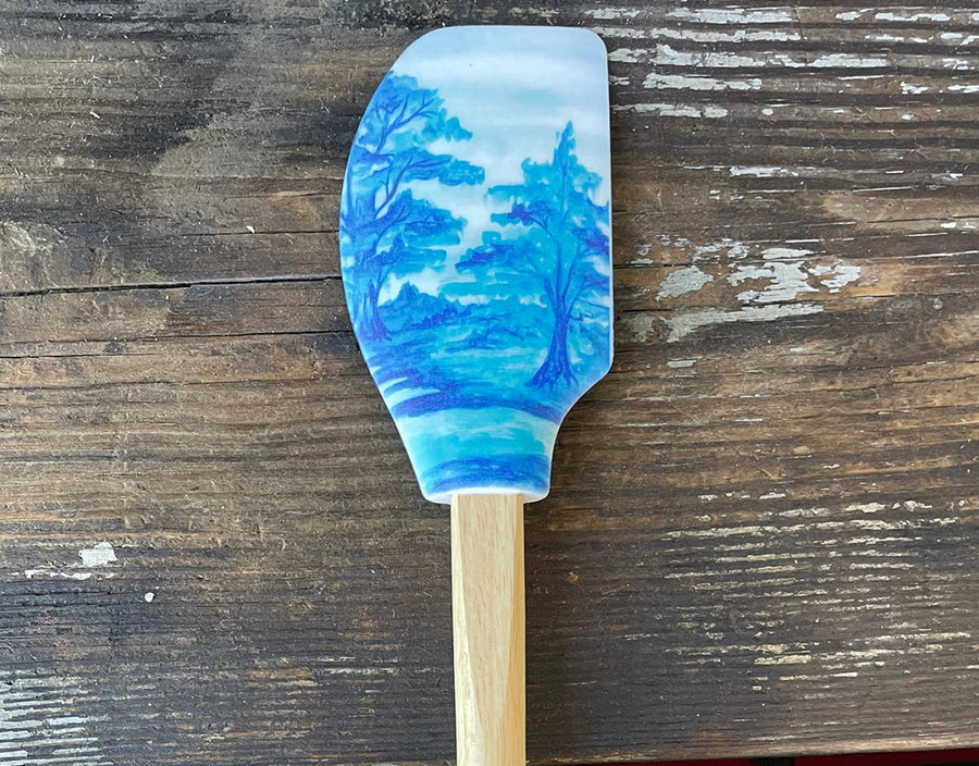 Landscape in Blues Silicone Spatula (LIMITED QUANTITIES)