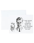Adult Birthday Stationery and Notecard Set