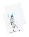 Animal Birthday Party Stationery and Notecard Set