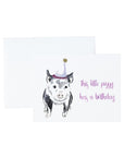 Animal Birthday Party Stationery and Notecard Set