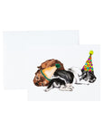 Dog Birthday Party Stationery and Notecard Set