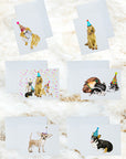 Dog Birthday Party Stationery and Notecard Set