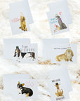 Dogs & Birthday Cakes Stationery and Notecard Set