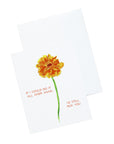 Flowers Stationery Set and Notecard Set