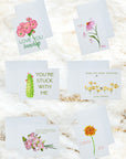 Flowers Stationery Set and Notecard Set