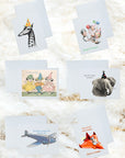 Kid's Party Stationery and Notecard Set