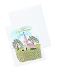 Watercolor Wedding Stationery and Notecard Set (going to the chapel)