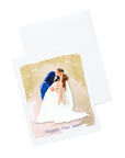 Watercolor Wedding Stationery and Notecard Set (going to the chapel)