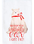 Christmas Fat Kitchen Towel