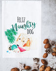 Feliz Naughty Dog Kitchen Towel