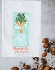 Home for the Holidays Door Kitchen Towel