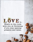 Love Is Christmas Kitchen Towel