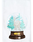Snow Globe Llama Kitchen Towel