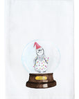 Snow Globe Penguin Kitchen Towel