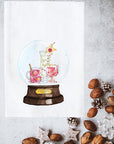 Snow Globe Spirits Kitchen Towel