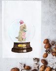 Snow Globe Dog Kitchen Towel