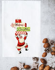 Santa Present Stack Kitchen Towel