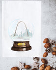 Snow Globe Arch Kitchen Towel