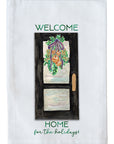 Home for the Holidays Modern Door Kitchen Towel