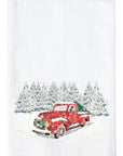 Watercolor Truck Kitchen Towel