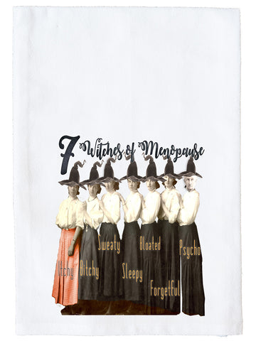 7 Witches of Menopause Kitchen Towel