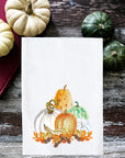 Pumpkin Fall Display Kitchen Towel