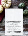 Take Eating Seriously Kitchen Towel