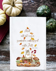 Summer Collapsed Into Fall Kitchen Towel