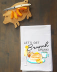 Let's Get Brunch Drunk! Kitchen Towel