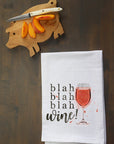 Wine, Blah Kitchen Towel