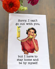 By Myself Kitchen Towel