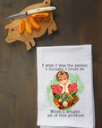Bought All This Produce Kitchen Towel