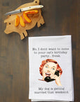 Cat's Birthday Party Kitchen Towel