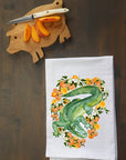 Citrus Gator Kitchen Towel