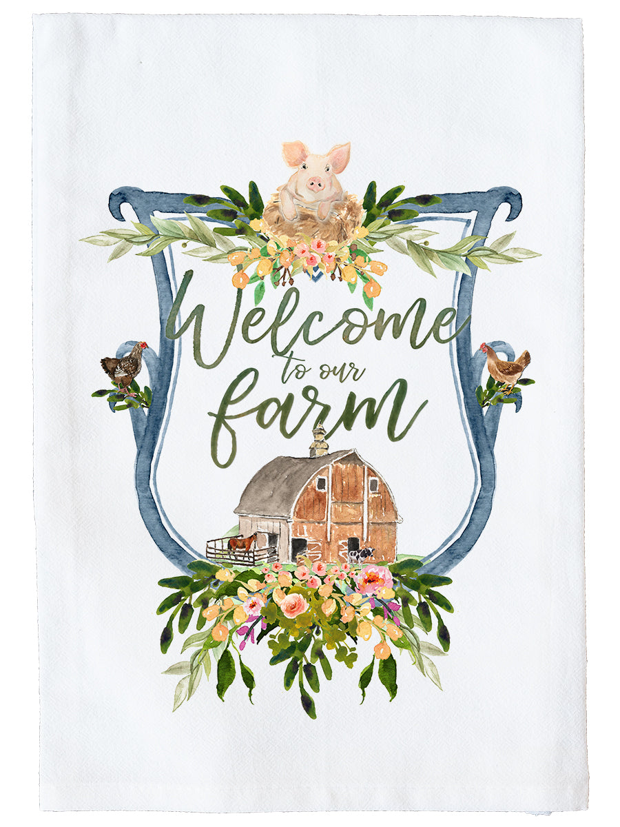 Welcome to the Farm Kitchen Towel