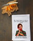 Doodle Getting Married Kitchen Towel