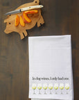 Dog Wine Kitchen Towel