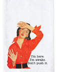 Don't Push It Kitchen Towel