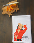 Don't Push It Kitchen Towel
