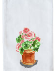 Geraniums Pot Kitchen Towel