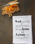 Jesus & Germs Kitchen Towel