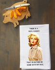 100% Home With my Dog Kitchen Towel