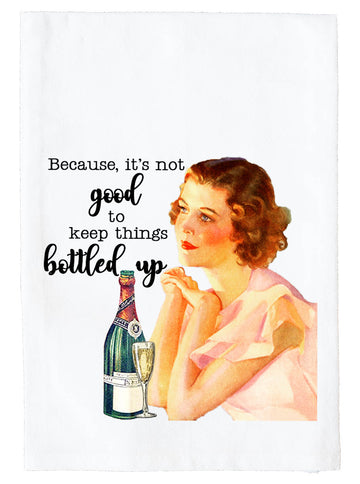 Keep Things Bottled Up Kitchen Towel