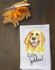 Life is Golden Kitchen Towel