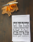 Count Your Blessings | Mind Your Manners Kitchen Towel