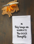 Narrate Dog's Thoughts Kitchen Towel