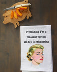 Pleasant Person Kitchen Towel