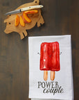 Power Couple Popsicle Kitchen Towel