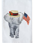 Patriotic Elephant Kitchen Towel