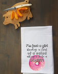 Salad, Donut Kitchen Towel